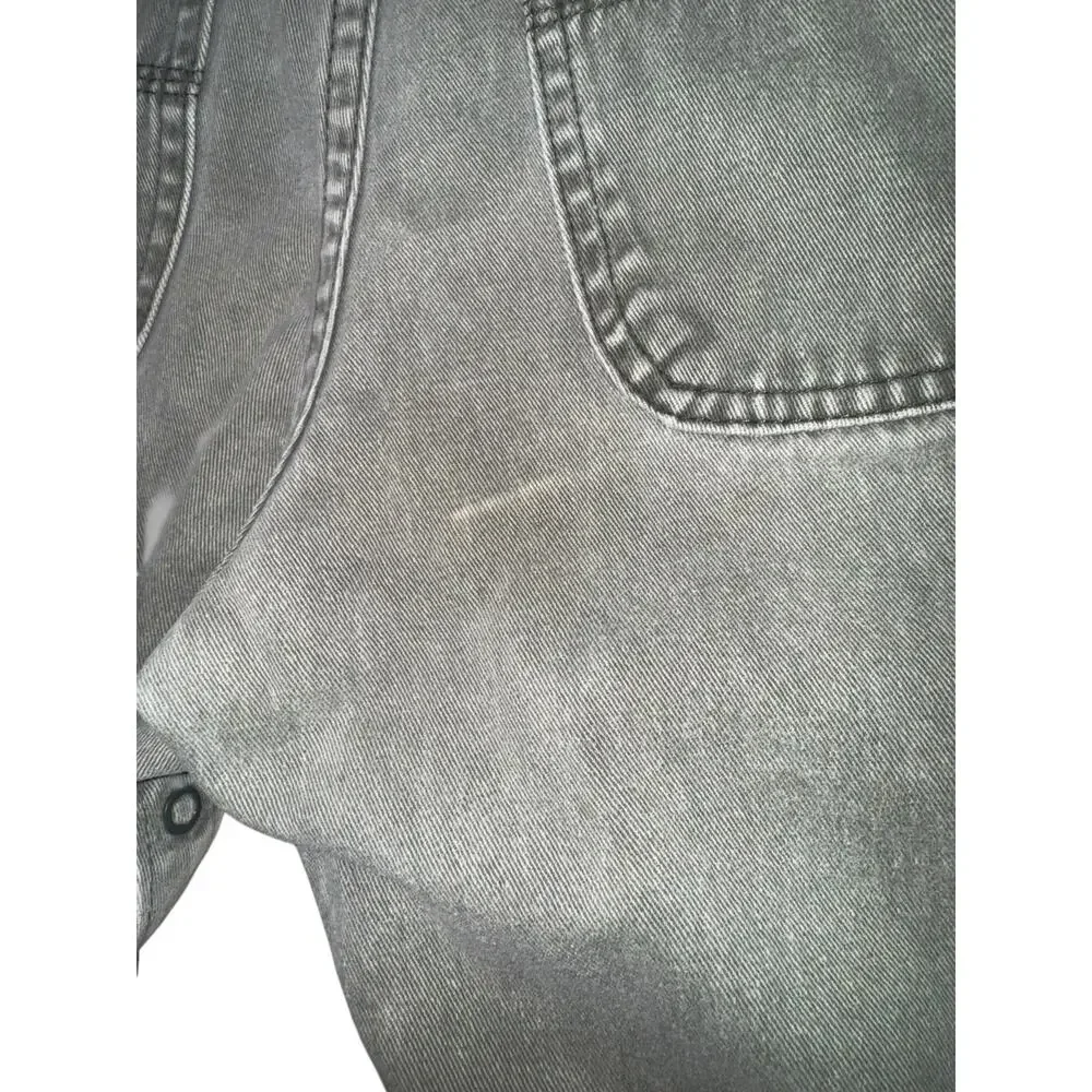 Vintage Y2K 90s Oshkosh Overalls Vestbak Patchwork Plaid Denim 24‎ Months Bear